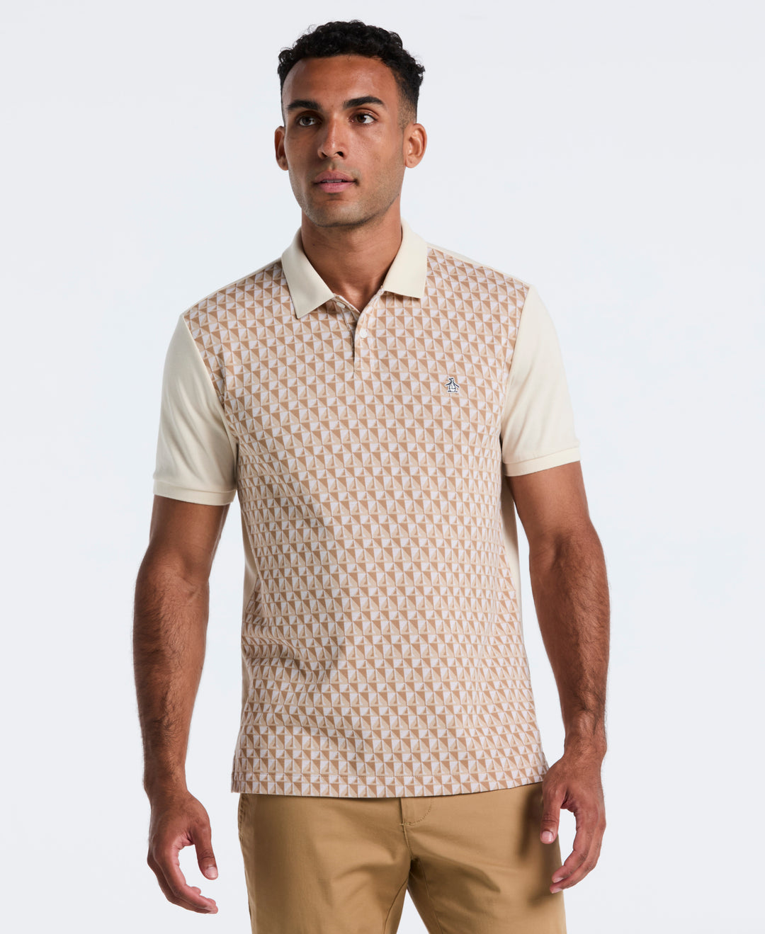 Cotton Martini Print Polo (Birch) 