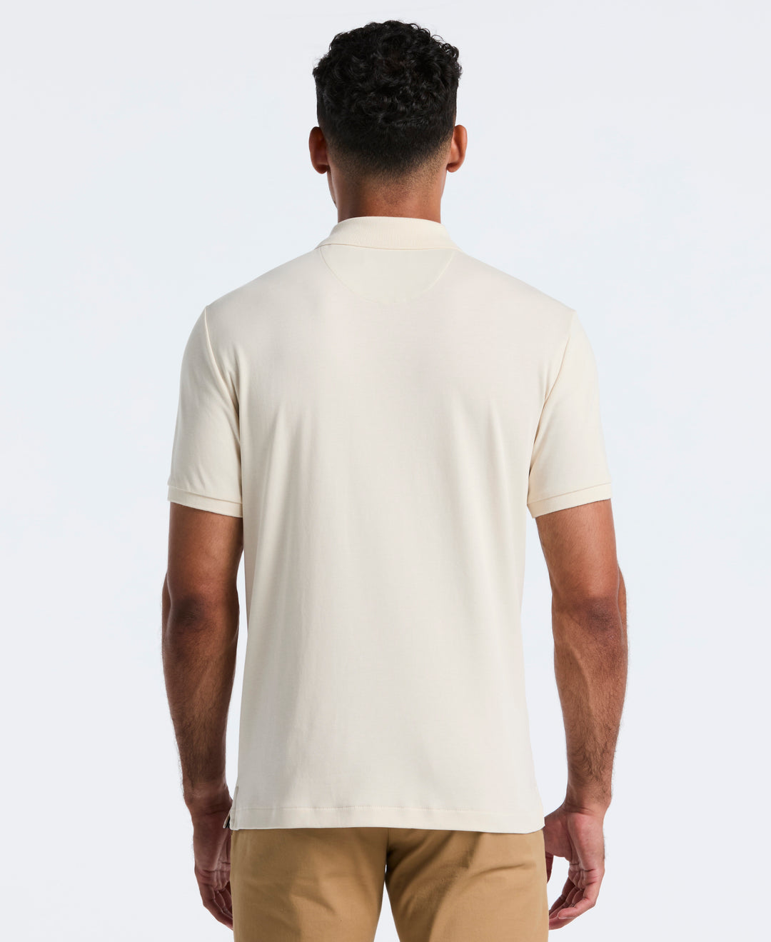 Cotton Martini Print Polo (Birch) 
