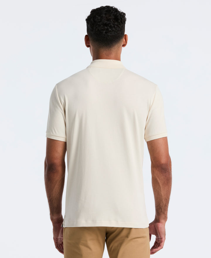 Cotton Martini Print Polo (Birch) 