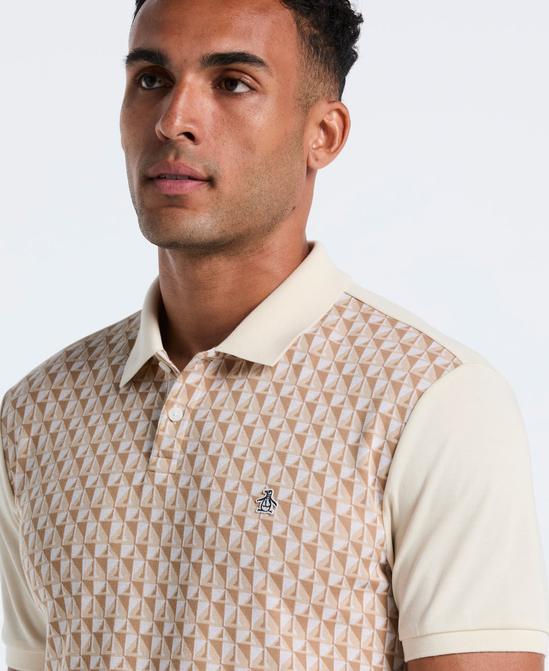 Cotton Martini Print Polo (Birch) 