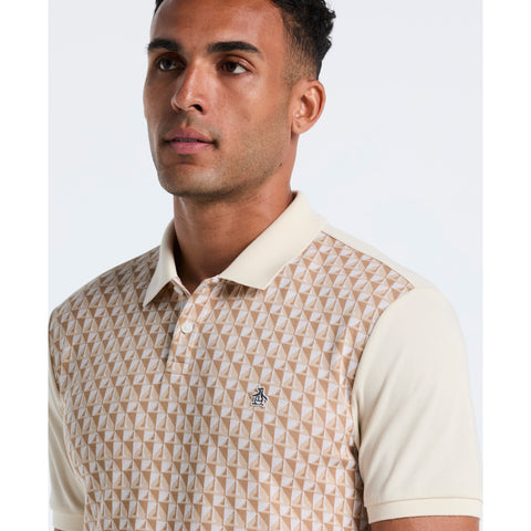 Cotton Martini Print Polo (Birch) 