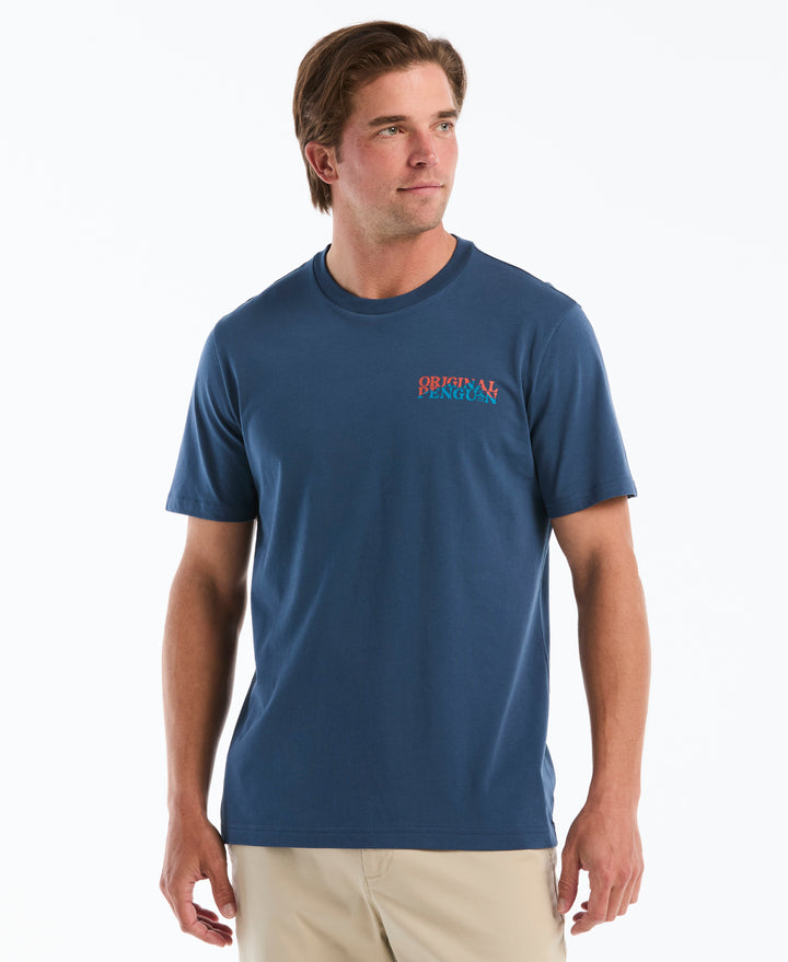 Cotton Mountain Scene Graphic Tee (Sargasso Sea) 