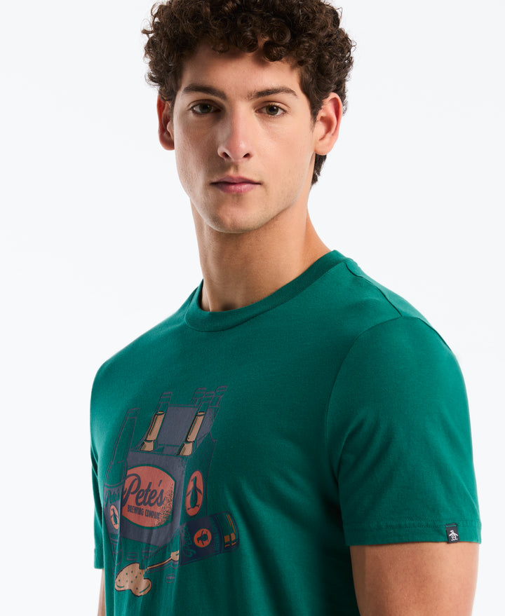 Cotton Pete Brewery Graphic Tee (Storm) 