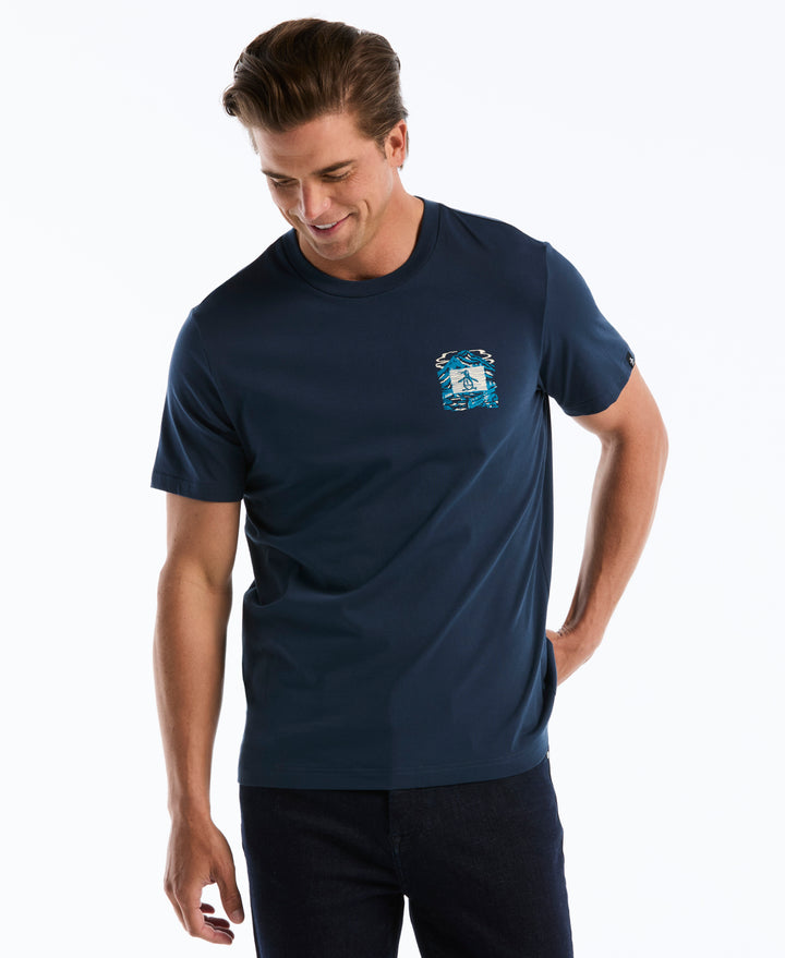 Cotton Pete Retreat Graphic Tee (Sargasso Sea) 