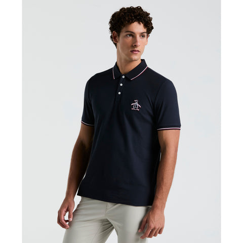 Cotton Pique Mega Pete Polo (Dark Sapphire) 
