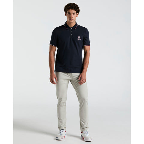 Cotton Pique Mega Pete Polo (Dark Sapphire) 