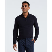 Cotton Pique Tennis Polo (Dark Sapphire) 