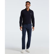 Cotton Pique Tennis Polo (Dark Sapphire) 