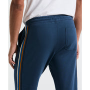 Cotton Poly Track Stripe Pant  (Sargasso Sea) 