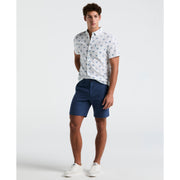Lawn Gradient Stripe Shirt (Bright White) 
