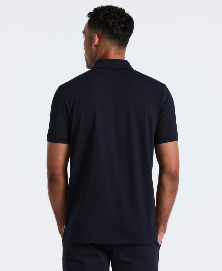 Cotton Zig Zag Polo (Cabernet) 