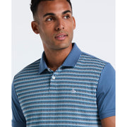 Cotton Zig Zag Polo (Copen Blue) 