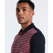 Cotton Zig Zag Polo (Cabernet) 