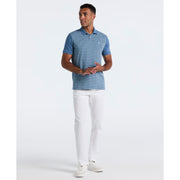 Cotton Zig Zag Polo (Copen Blue) 