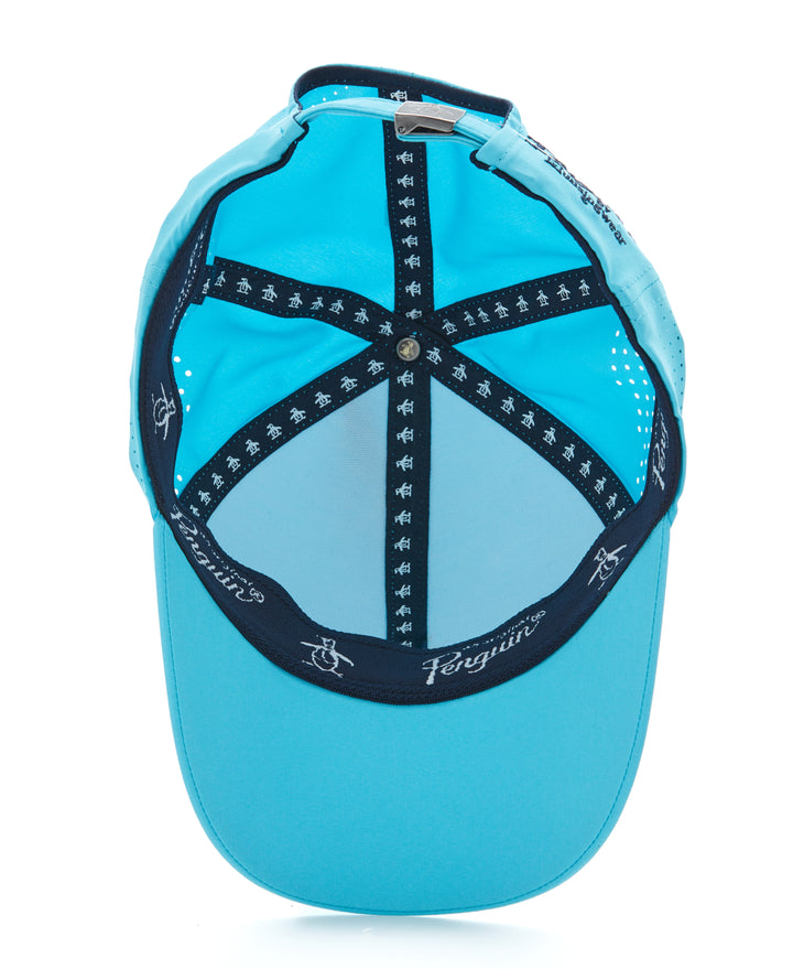 Country Club Perforated Golf Cap (Blue Atoll) 
