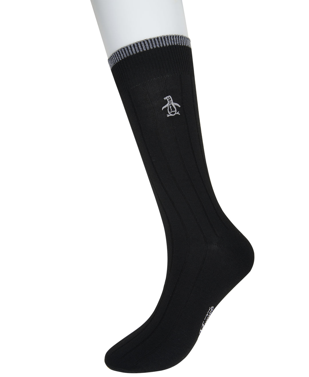 DRESS CREW RIB SOLID SINGLE (Black) 