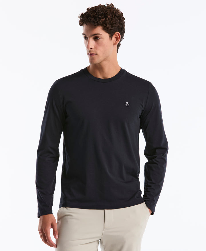 Crewneck Long Sleeve Tee (Dark Sapphire) 
