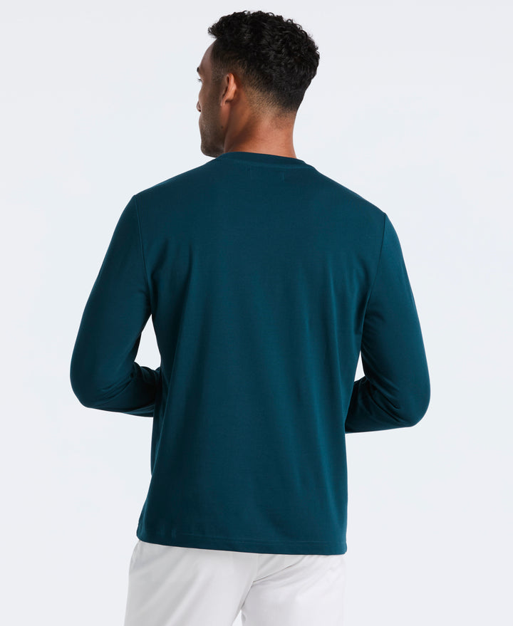 Crewneck Long Sleeve Tee (Reflecting Pond) 