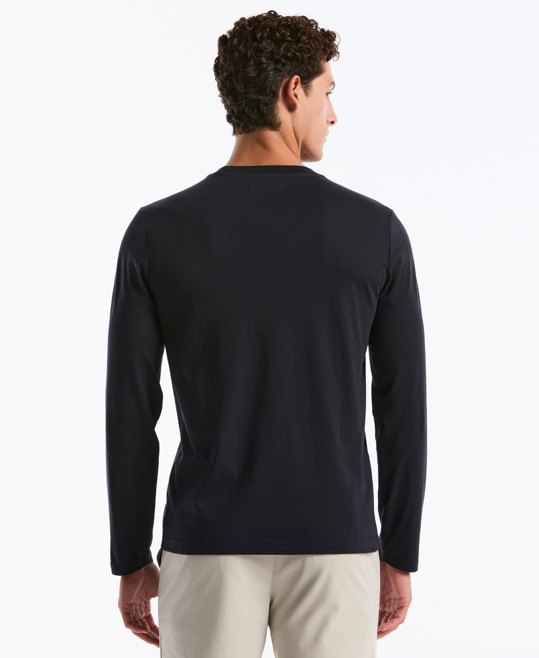 Crewneck Long Sleeve Tee (Dark Sapphire) 