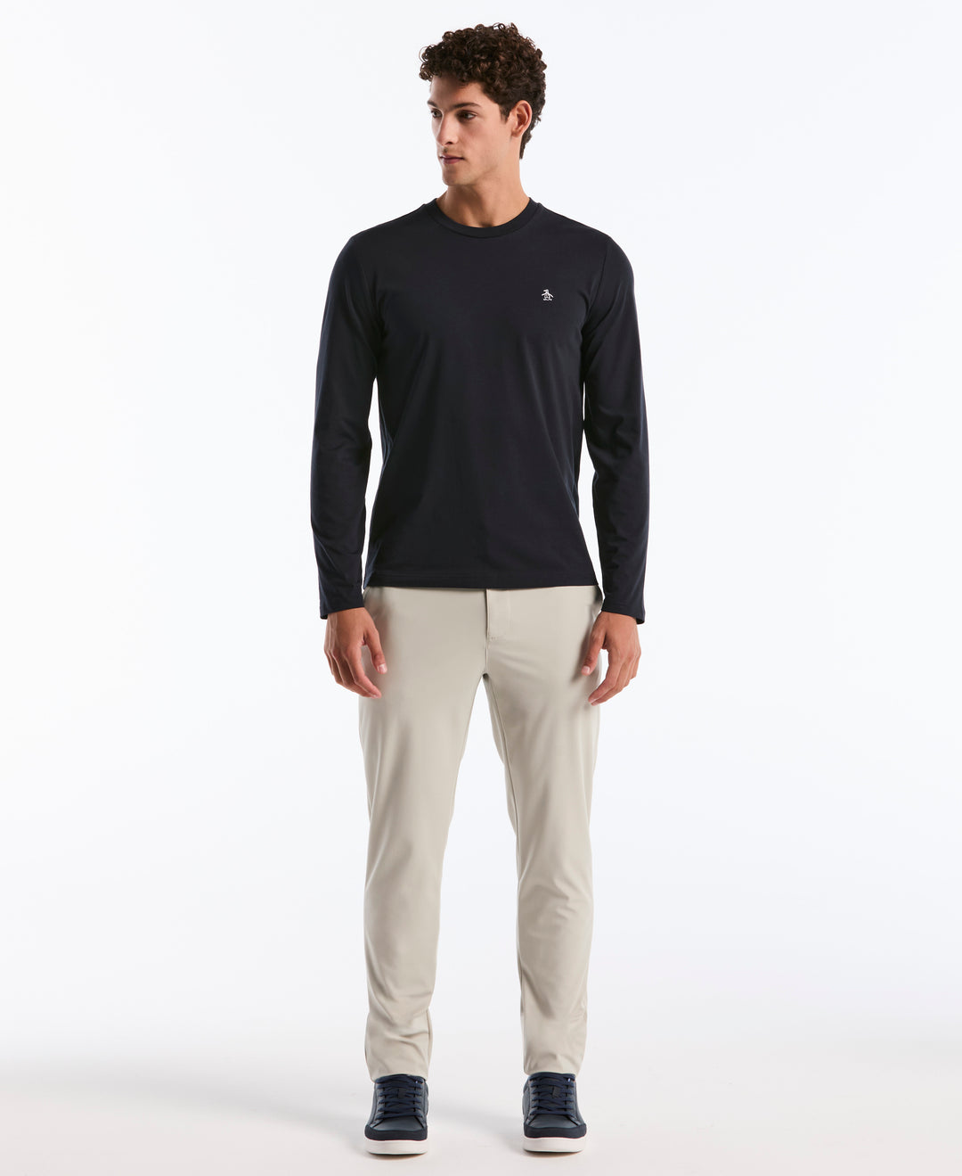 Crewneck Long Sleeve Tee (Dark Sapphire) 