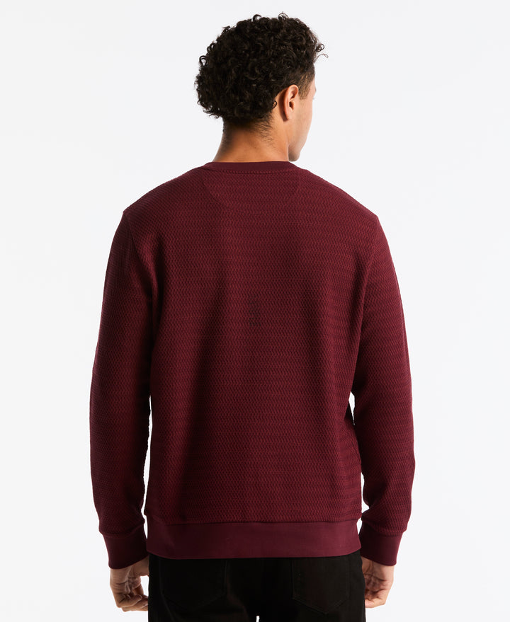 Crochet Knit Crewneck (Port Royale) 