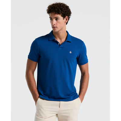 Daddy Pique Short Sleeve Polo Shirt (Blue Quartz) 