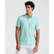 Daddy Pique Short Sleeve Polo Shirt (Blue Tint) 