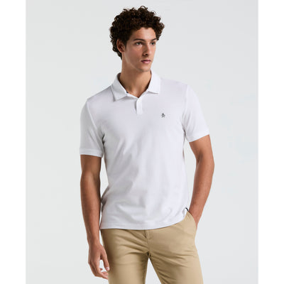 Daddy Pique Short Sleeve Polo Shirt (Bright White) 