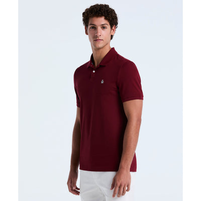 Daddy Pique Short Sleeve Polo Shirt (Cabernet) 