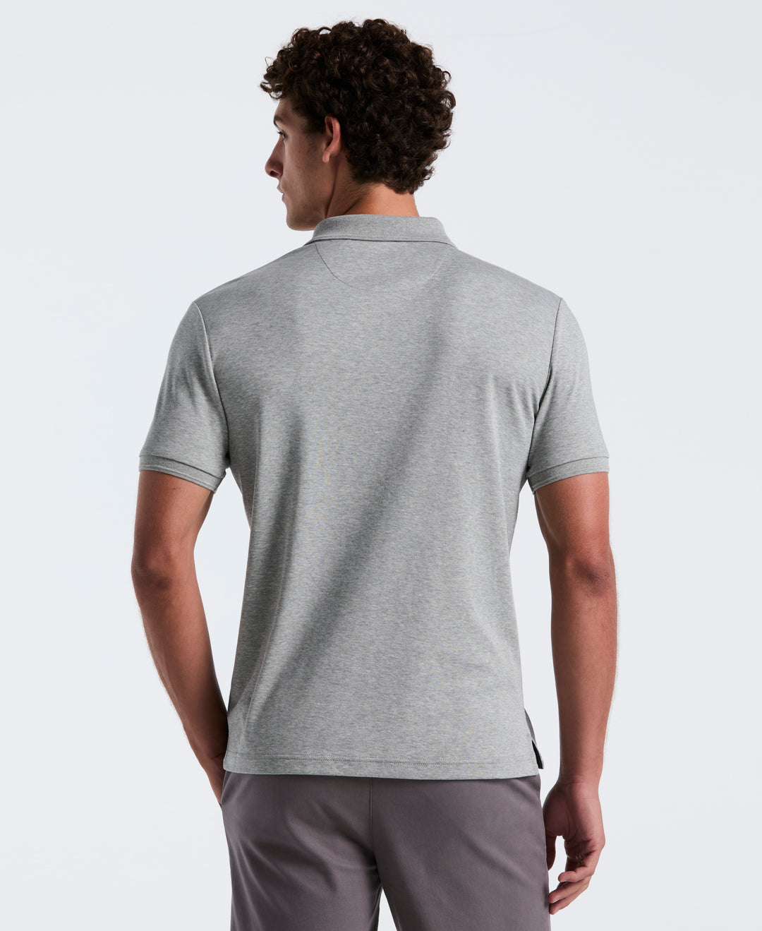 Daddy Pique Polo (Rain Heather) 