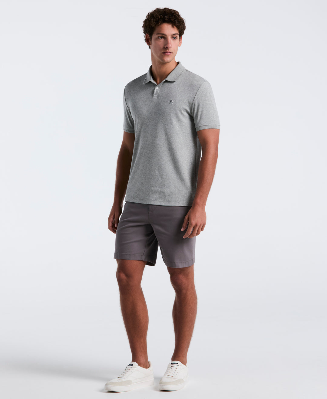 Daddy Pique Polo (Rain Heather) 