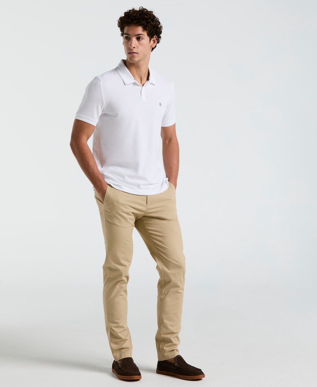 Daddy Pique Polo (Bright White) 