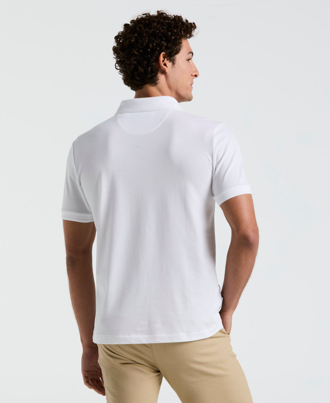 Daddy Pique Polo (Bright White) 