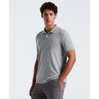 Daddy Pique Short Sleeve Polo Shirt (Rain Heather) 