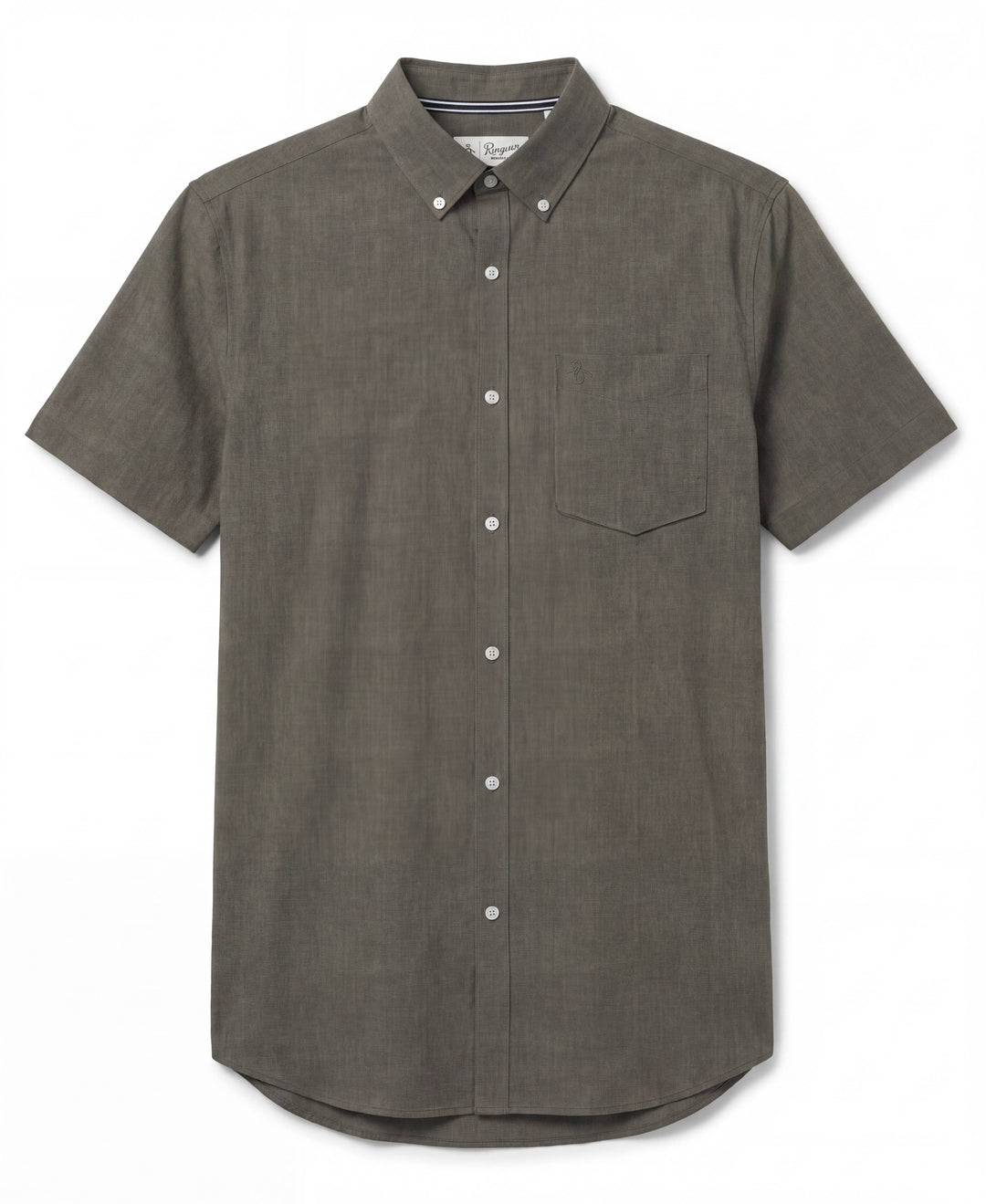 Delave Linen Button-Down Shirt-Shirts-Dusty Olive-XS-Original Penguin