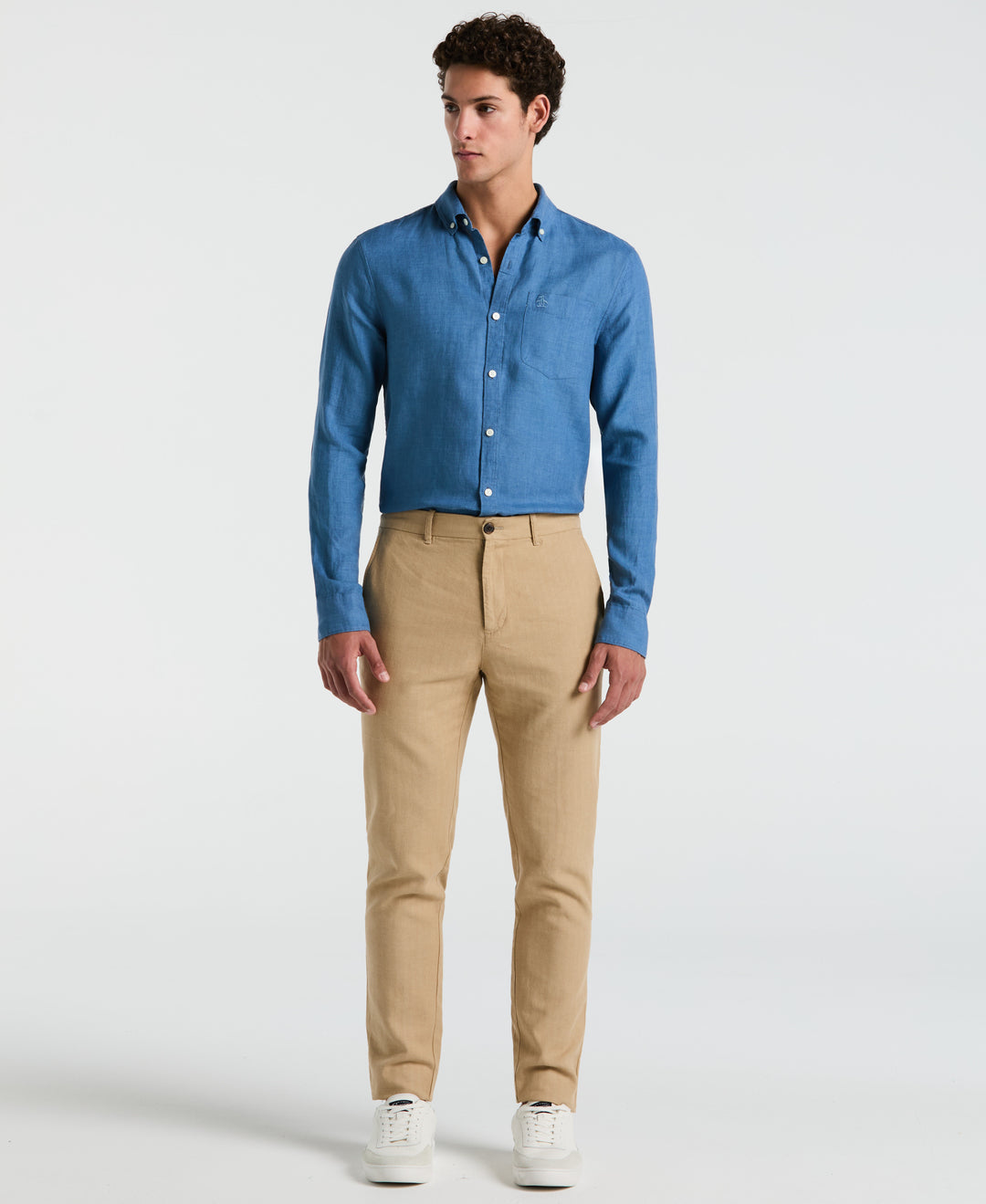 Linen Delavé Shirt (Copen Blue) 
