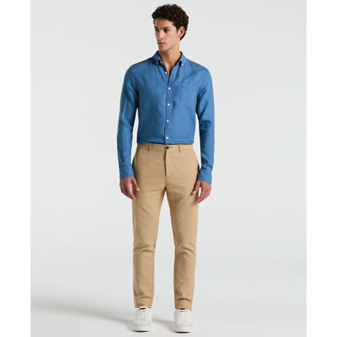 Linen Delavé Shirt (Copen Blue) 