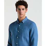 Linen Delavé Shirt (Copen Blue) 