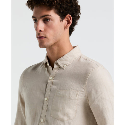 Linen Delavé Shirt (Birch) 