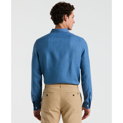 Linen Delavé Shirt (Copen Blue) 