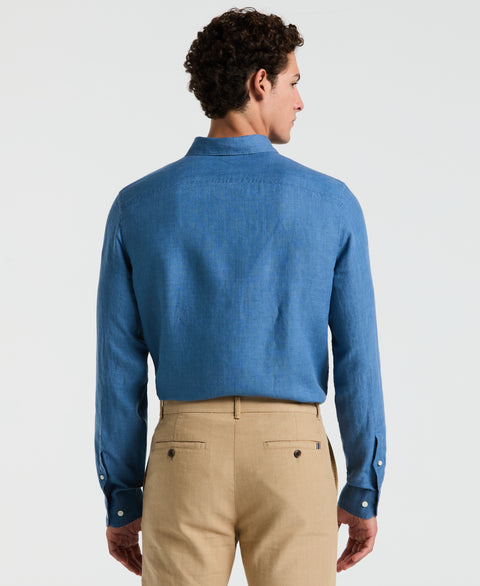 Linen Delavé Shirt (Copen Blue) 