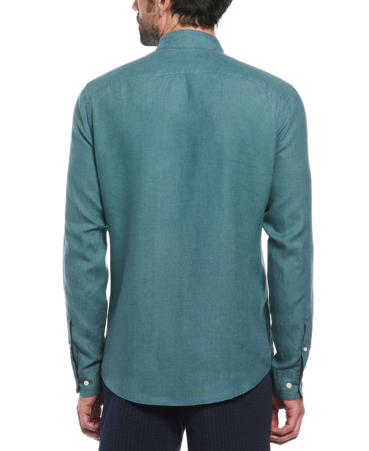 Linen Delavé Shirt (Sea Pine) 