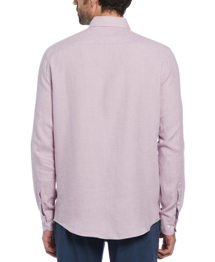 Linen Delavé Shirt (Lavender Frost) 
