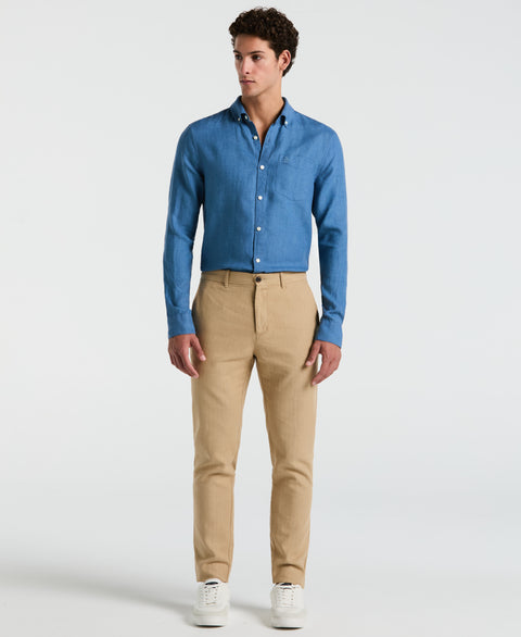 Linen Delavé Shirt (Copen Blue) 