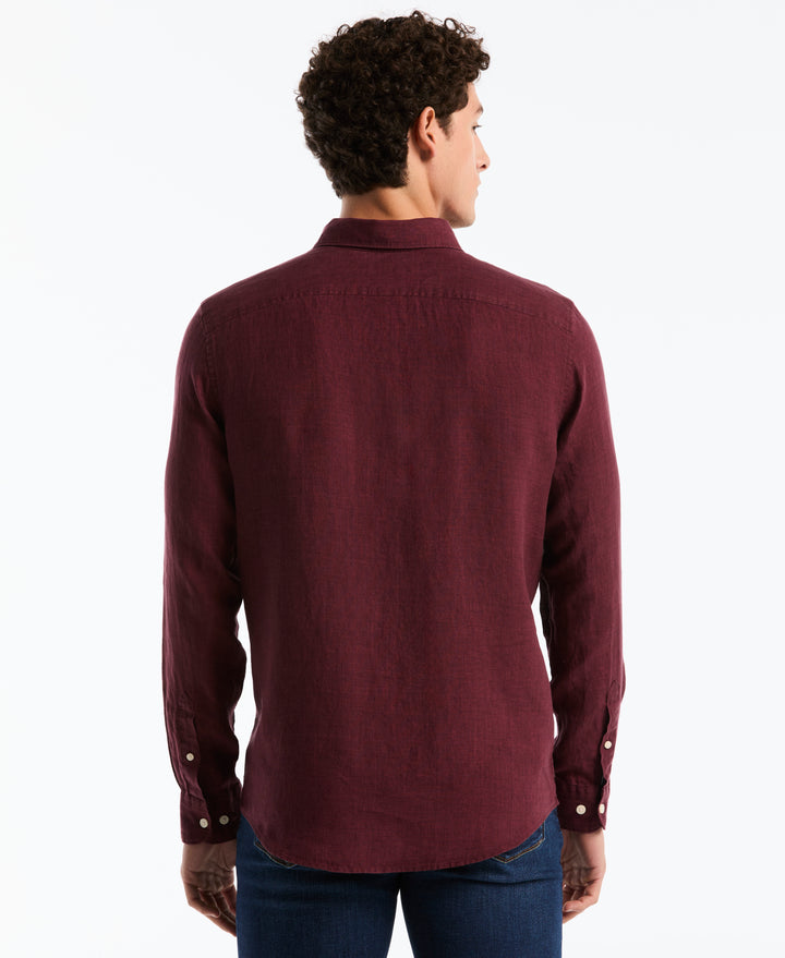 Linen Delavé Shirt (Port Royale) 