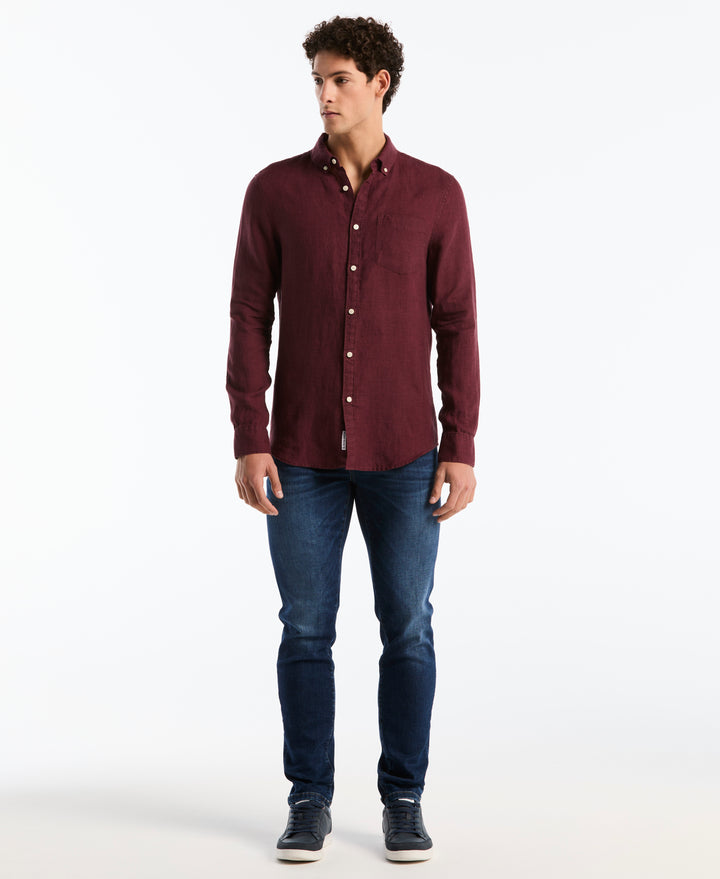 Linen Delavé Shirt (Port Royale) 