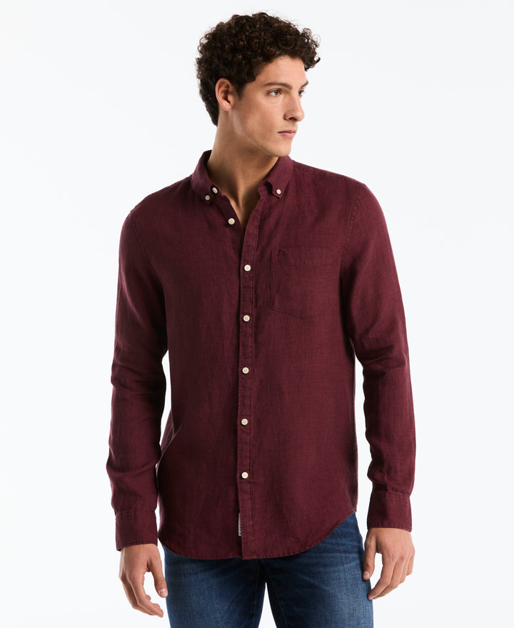 Linen Delavé Shirt (Port Royale) 