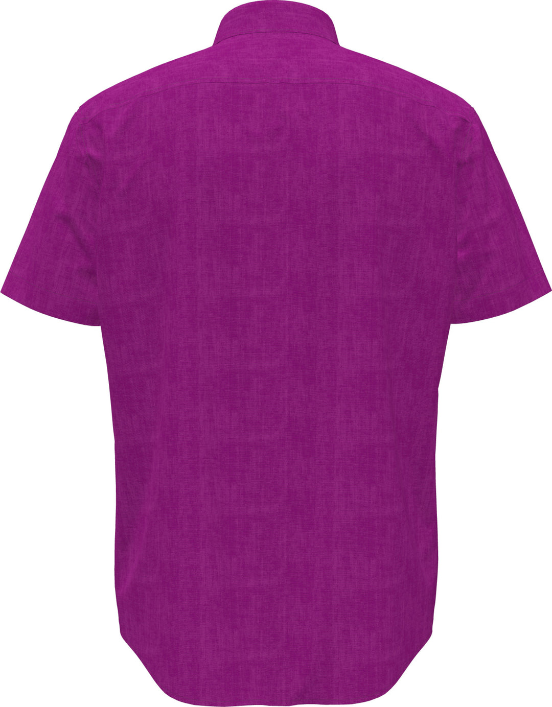 Delave Linen Short Sleeve Button-Down Shirt with Chest Pocket (Vivid Viola) 