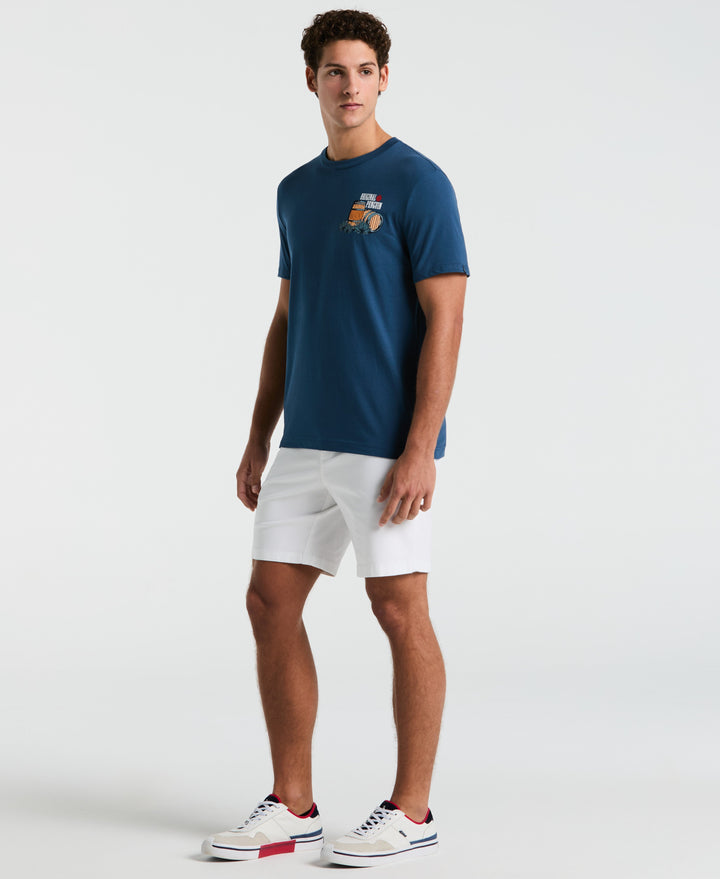 Jersey Graphic Distillery Tee (Sargasso Sea) 