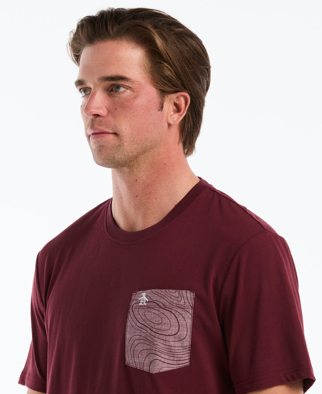 Cotton Ditsy Geo Print Tee (Port Royale) 